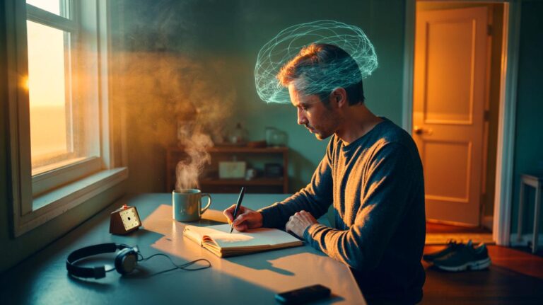 Illustration von [kleinen Ritualen, die das Gehirn auf Erfolg programmieren]